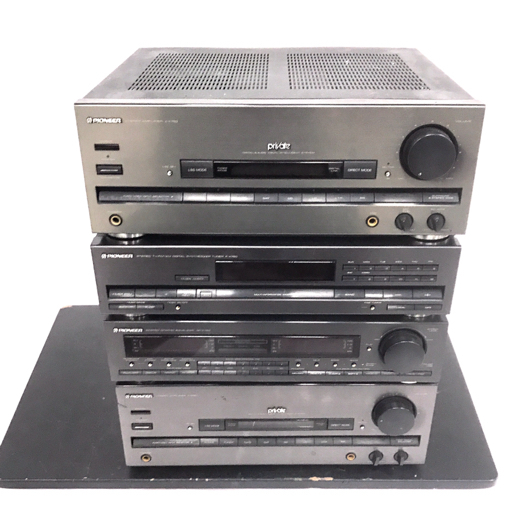 Pioneer パイオニア ステレオアンプ A-X950 シンセサイザーチューナー F-X750 イコライザー GR-X750 他 4点セット